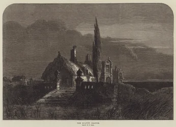 La Grange entourée de douves